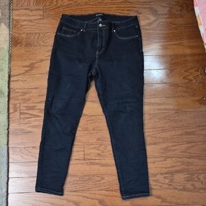d. jeans Women's Size 14 Dark Blue Skinny Jeans